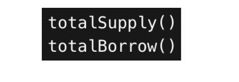 Compound v3 code snippet: Totals